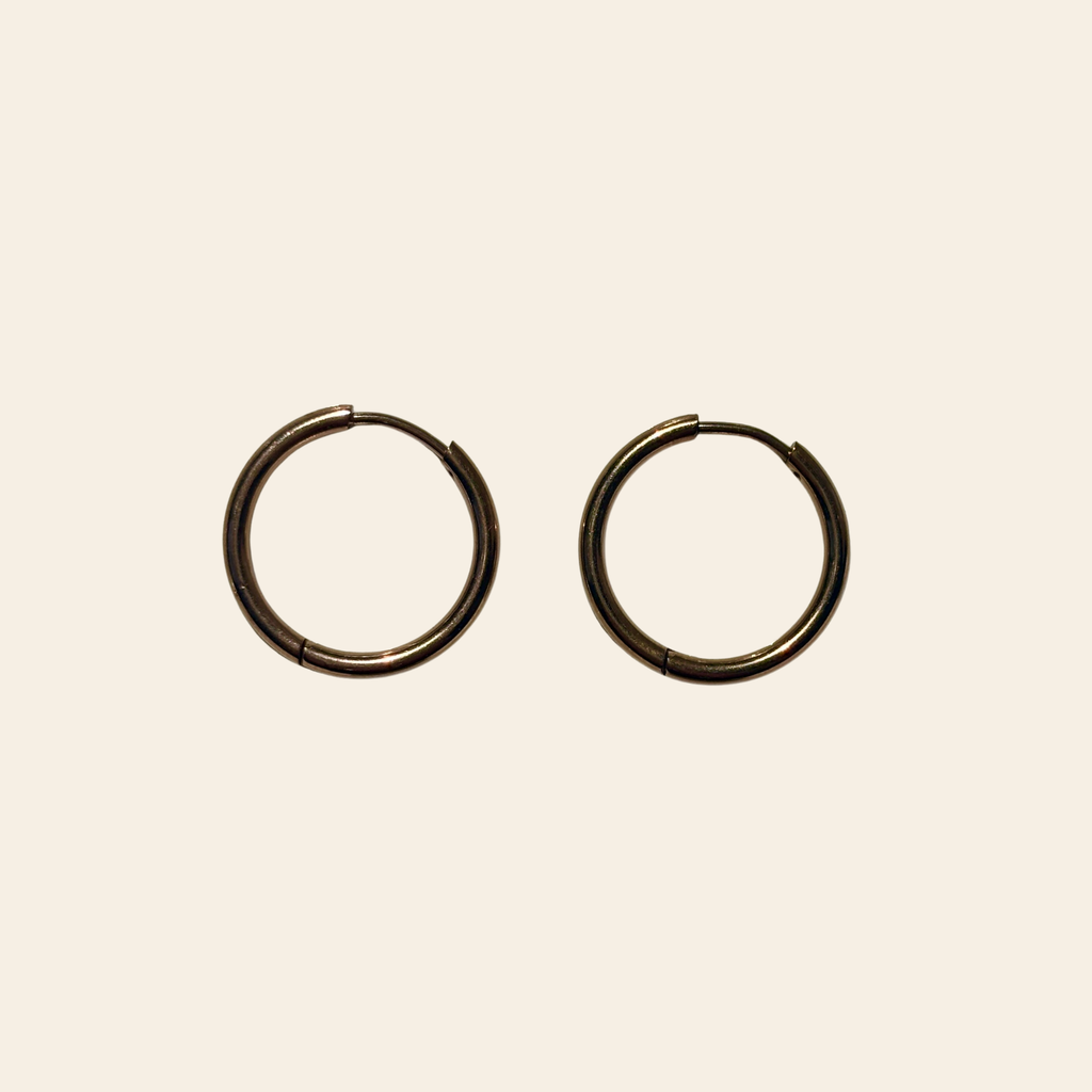 Hoops ROSE GOLD 20mm – Stainless Steel 304