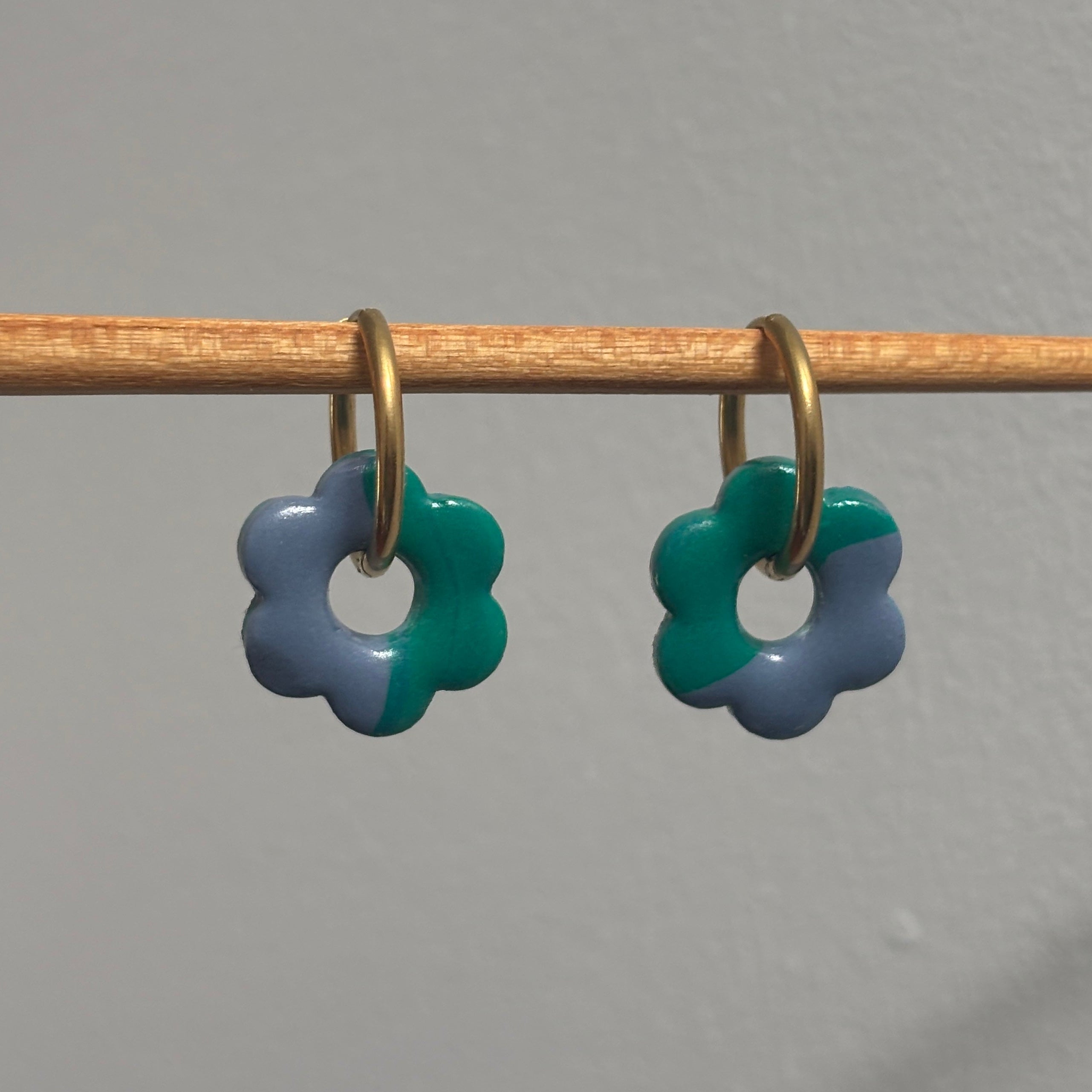 LUNA CHARM - DARK GREEN & PURPLE